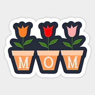 Flower design for mom Sticker